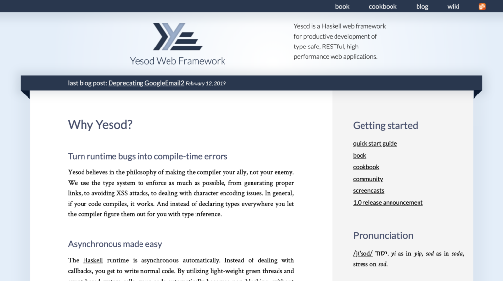 FireShot Capture 031 - Yesod Web Framework for Haskell - www.yesodweb.com